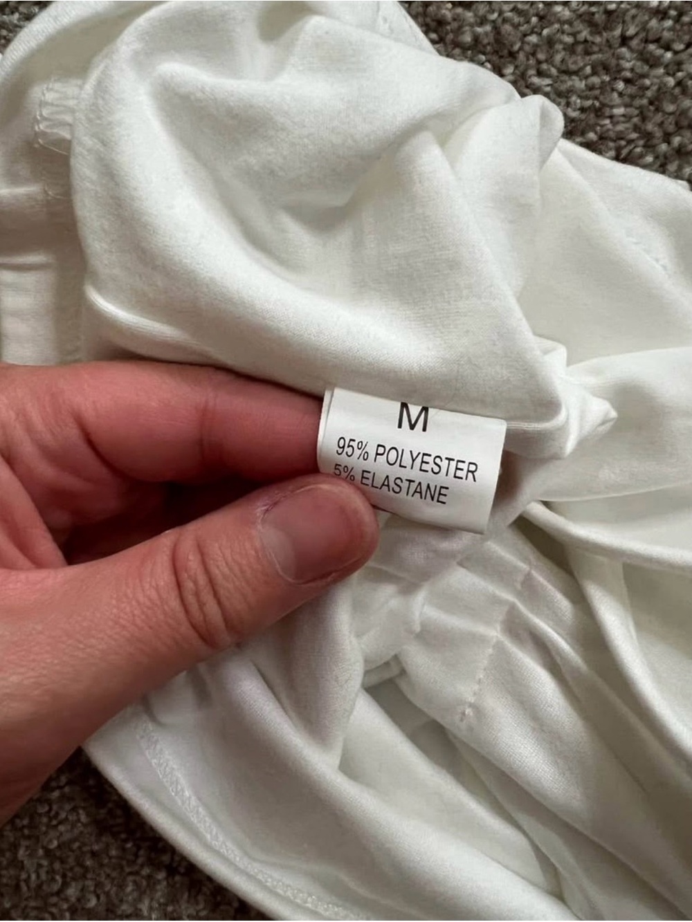 White Ruched Crop Tank - Picture 5 of 5